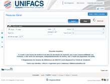 Tablet Screenshot of bib.unifacs.br